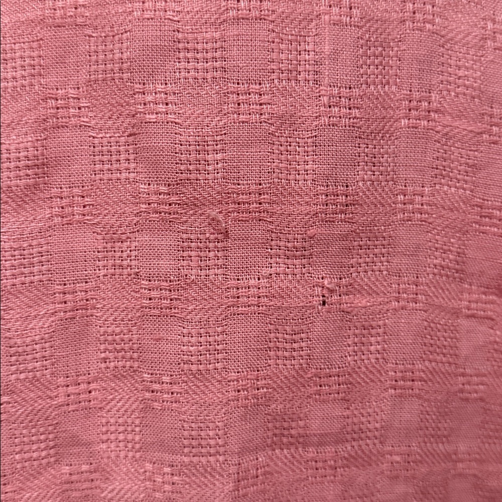 NWT!! Eileen Fisher - Textured Irish Linen Maxi Dress - Pink - Size Large - Picture 7 of 11